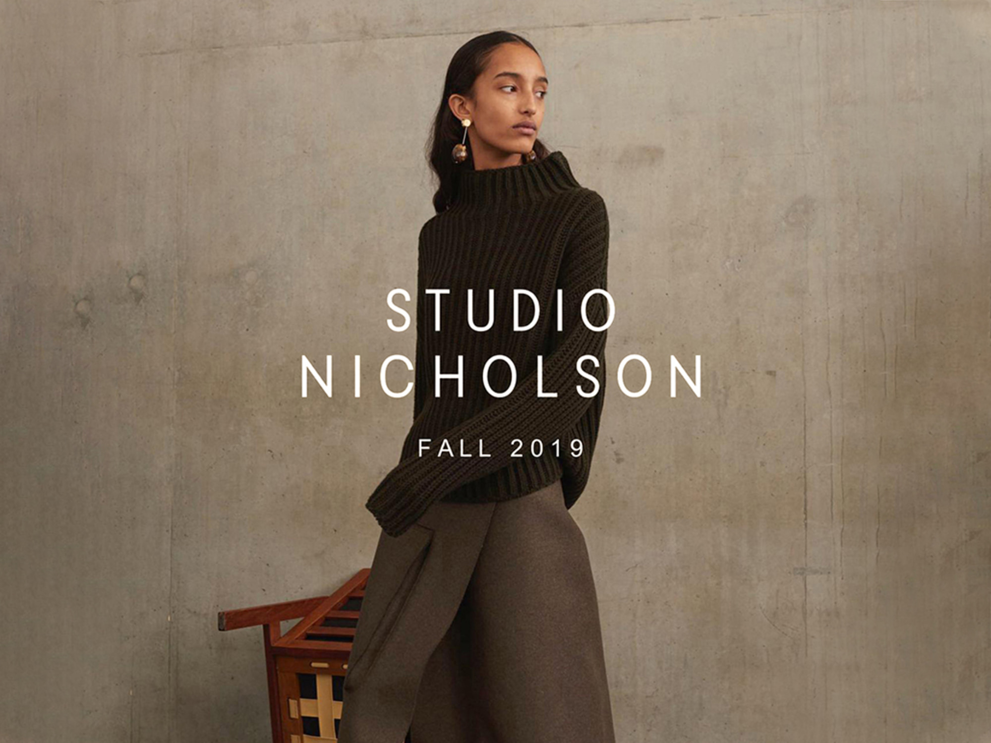 STUDIO NICHOLSON : 2019 FALL/WINTER COLLECTION