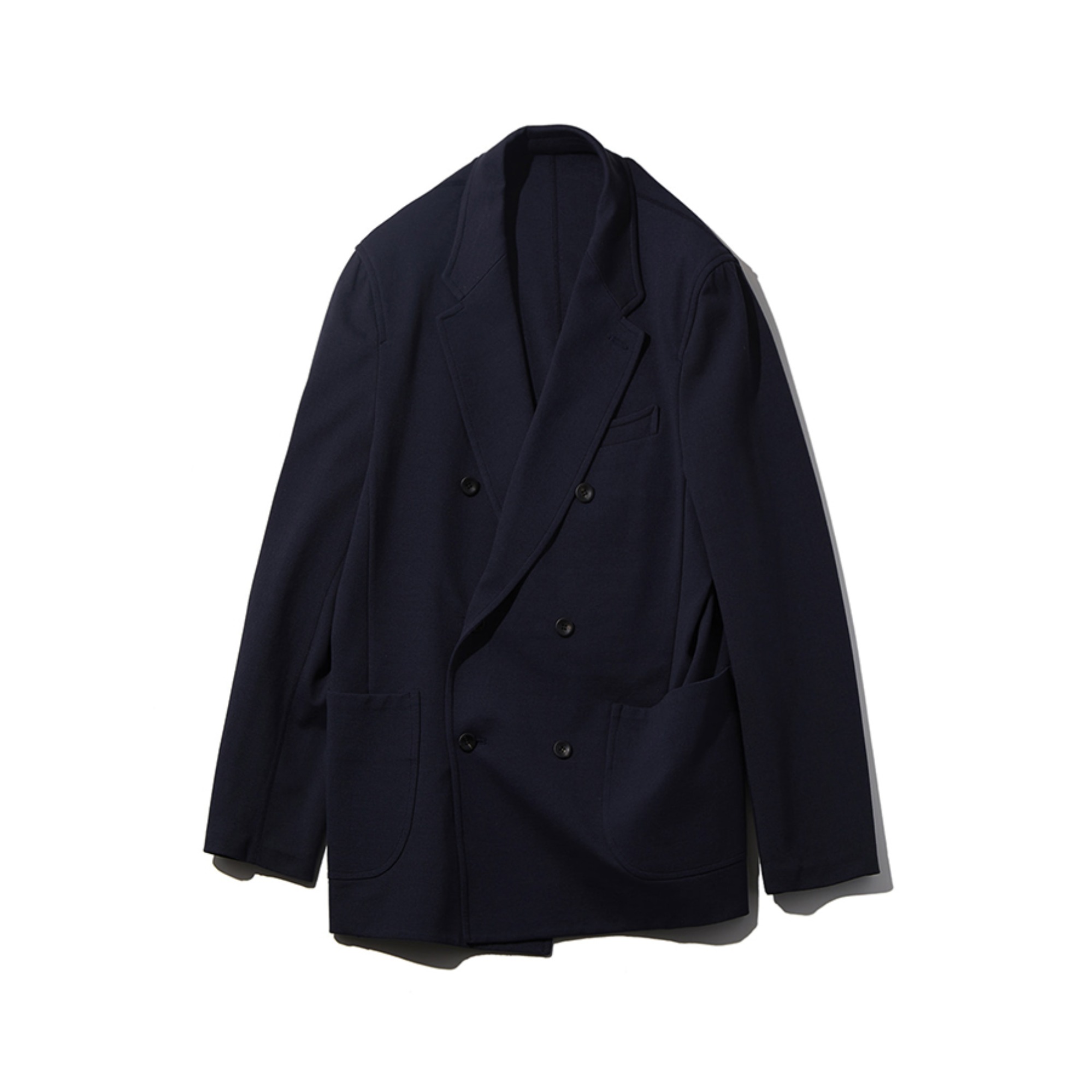 THE DOCUMENT JERSEY JACKET (NAVY)