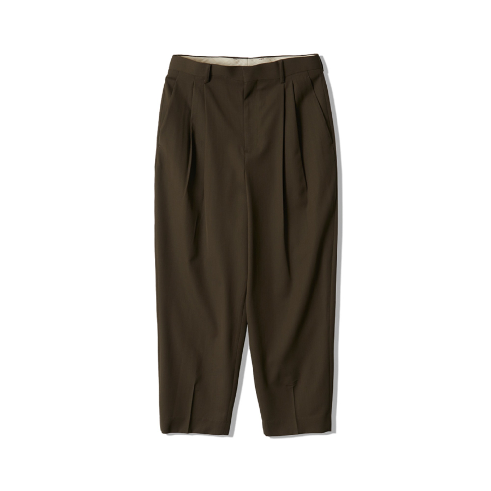 2TUCK TAPERED PANTS 2 (OLIVE)