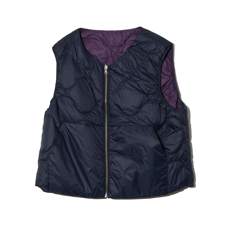 CHORUS QUILTED VEST  (INK/ROYAL BLUE)