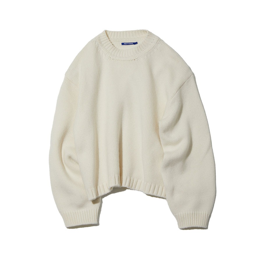 WIDE CROPPED KNIT (OFF WHITE)