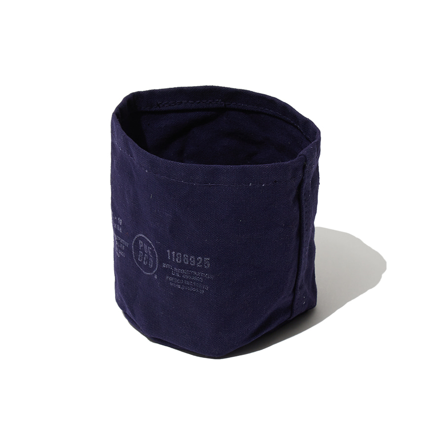 CANVAS POT COVER SMALL (NAVY BLUE)