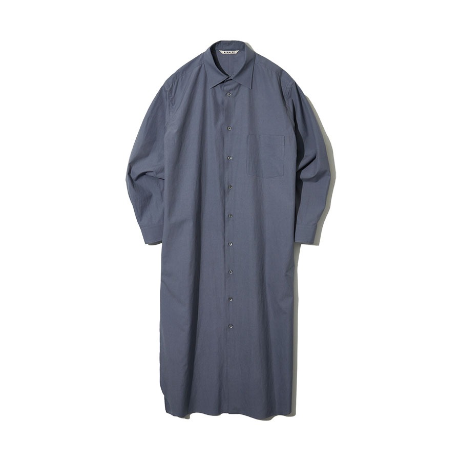 WASHED FINX TWILL ONE-PIECE (GRAY)