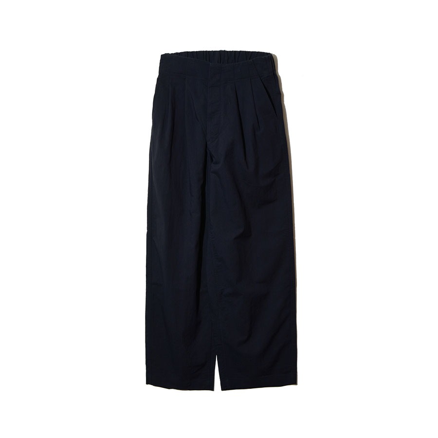 NAVY WIDE TUCKED TROUSERS (NAVY)