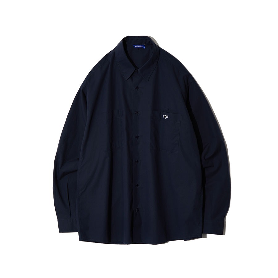 RELAXED L/S SHIRT (NAVY)