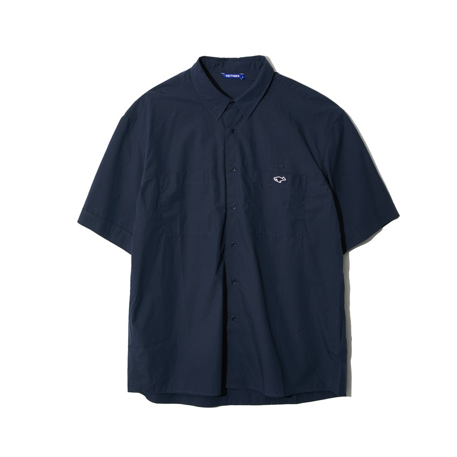 RELAXED S/S SHIRT (NAVY)
