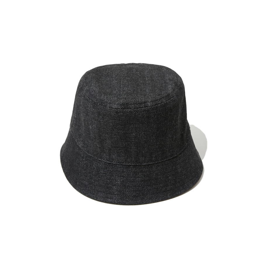 SHUTTLE DENIM BUCKET HAT (BLACK)