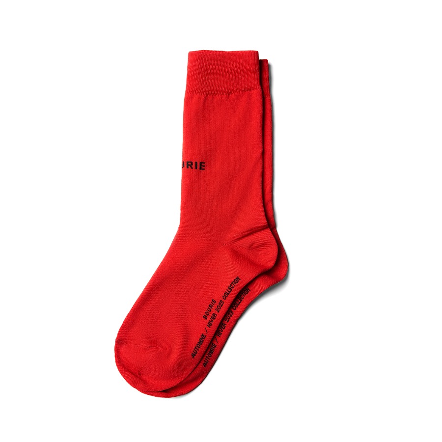 BOURIE BASIC SOCKS (RED)