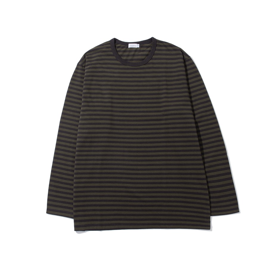 COOLMAX ST. JERSEY L/S TEE (BROWN / CHARCOAL)