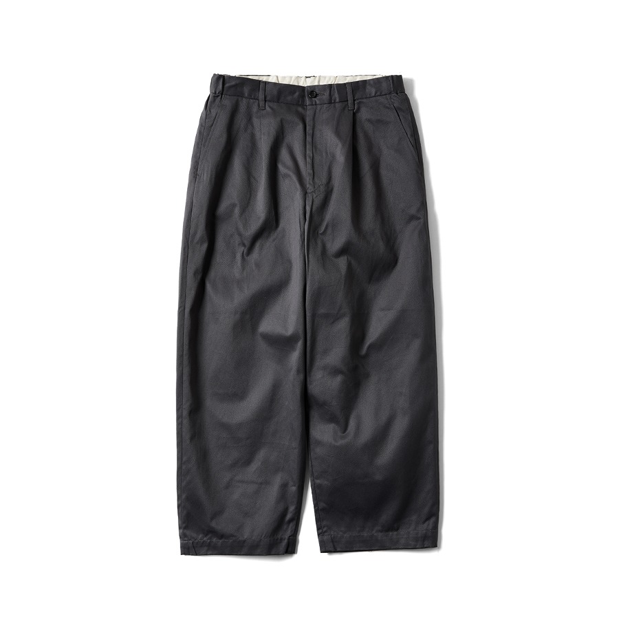 WESTPOINT CHINO WIDE TAPERED TROUSERS (C.GRAY)