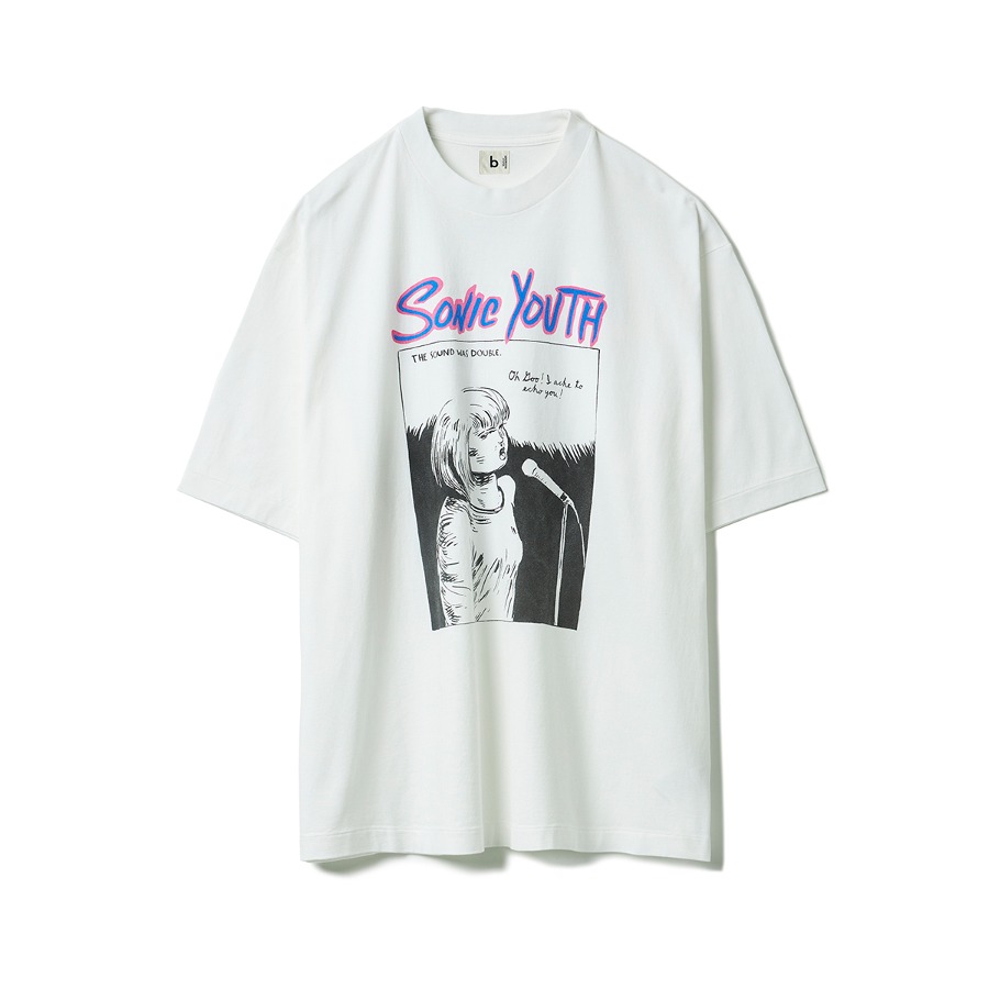 [WED TALKS EVENT] ECHO PRINT TEE WIDE (WHITE)