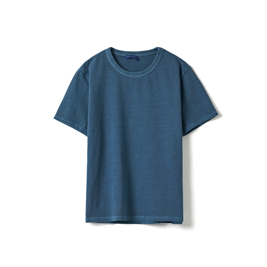 GARMENT DYED T- FOR WOMEN (HEATHER NAVY)