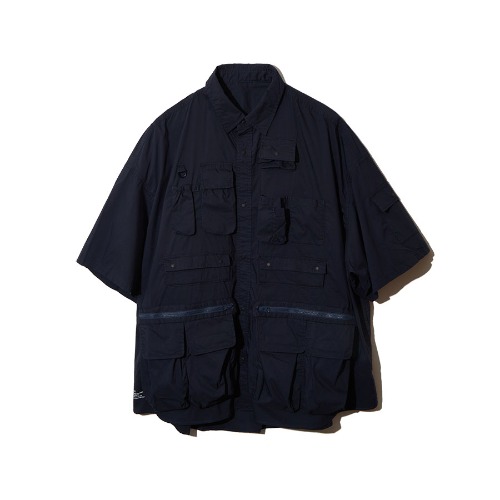 TACTICAL POCKET STRETCH S/S SHIRT (NAVY)