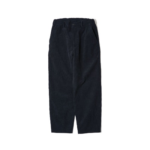 SOLOTEX CORDUROY TAPERED TROUSERS (NAVY)