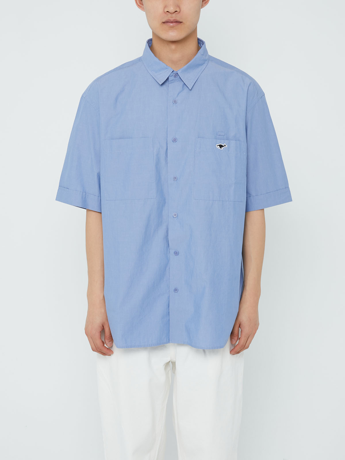 RELAXED S/S SHIRT (SAX)