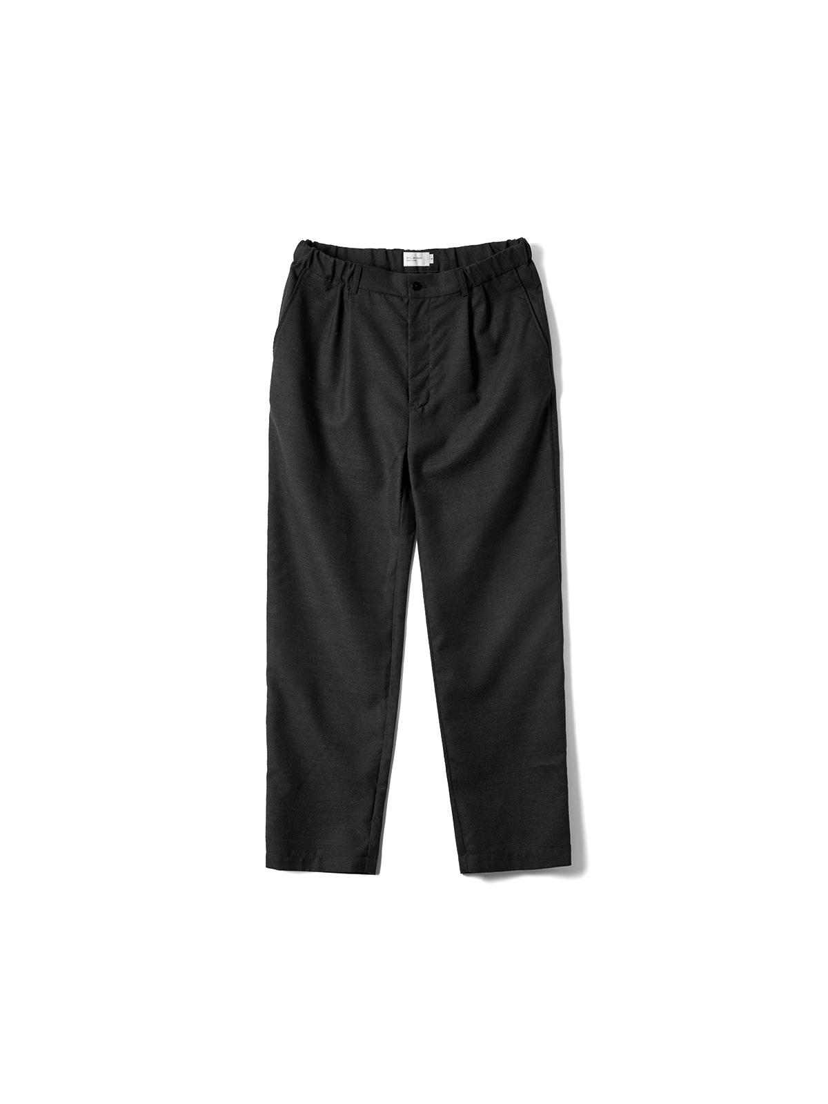 RELAXED WOOL PANTS (CHARCOAL)
