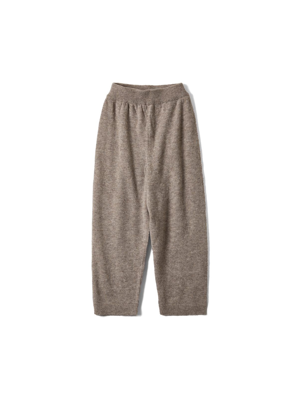 BABY ALPACA KNIT PANTS (TAUPE)