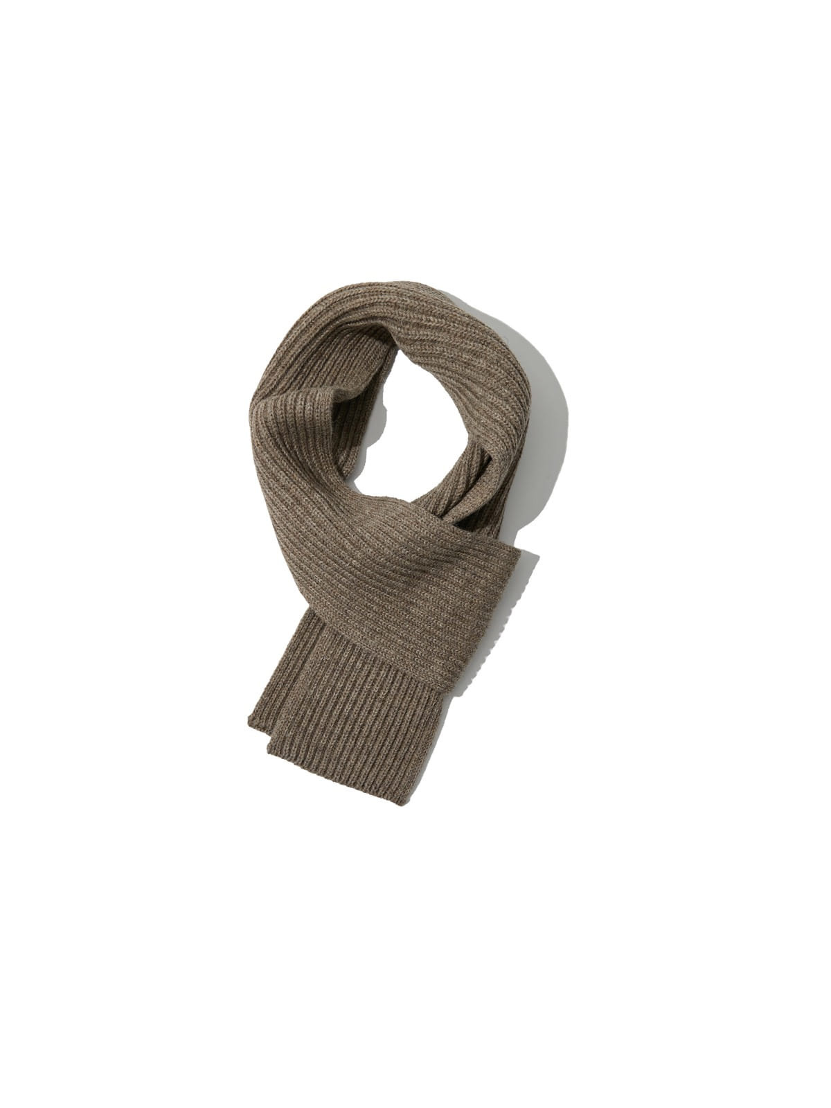 SHORT SCARF (NATURAL TAUPE)