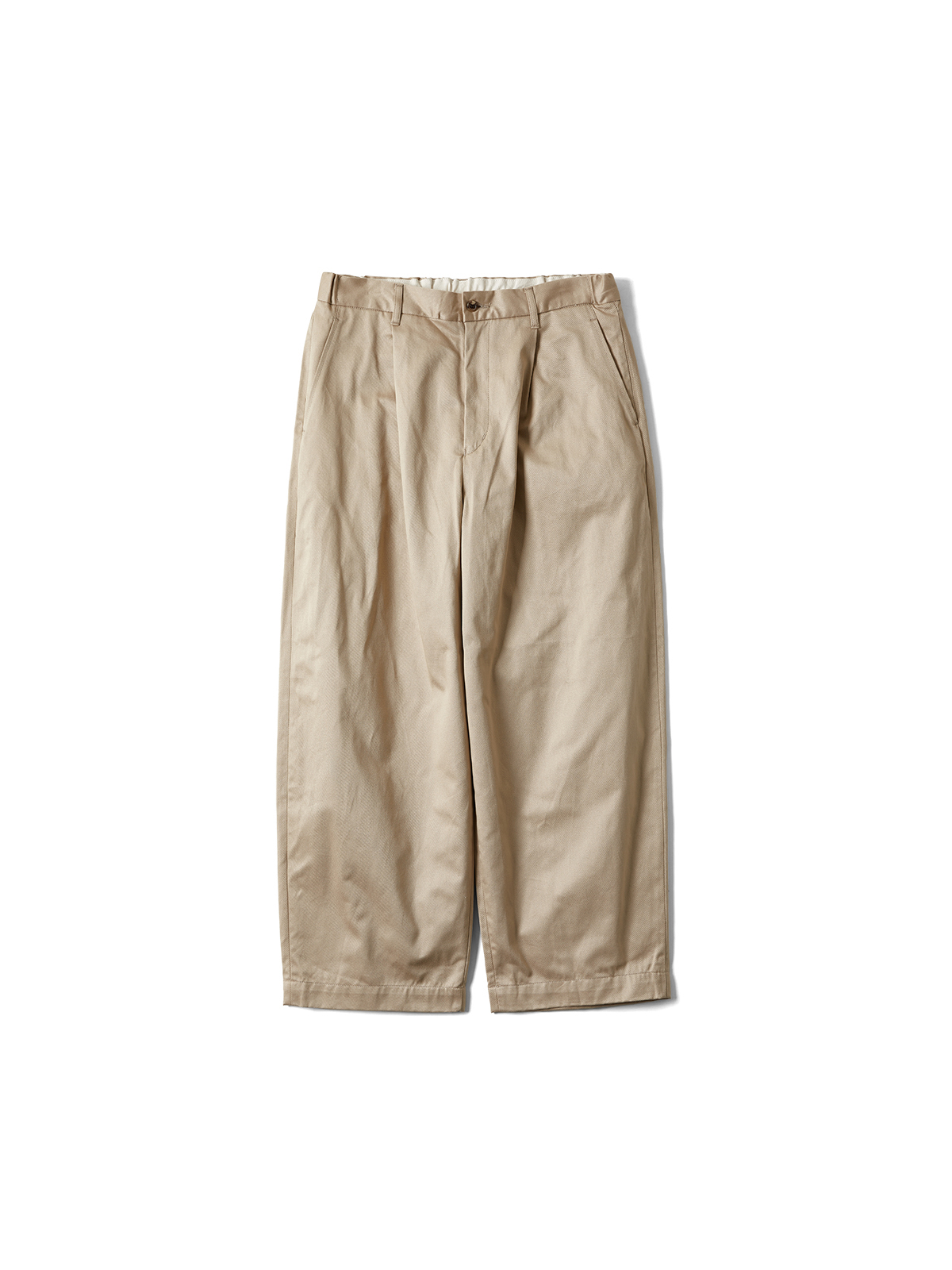 WESTPOINT CHINO WIDE TAPERED TROUSERS (BEIGE)