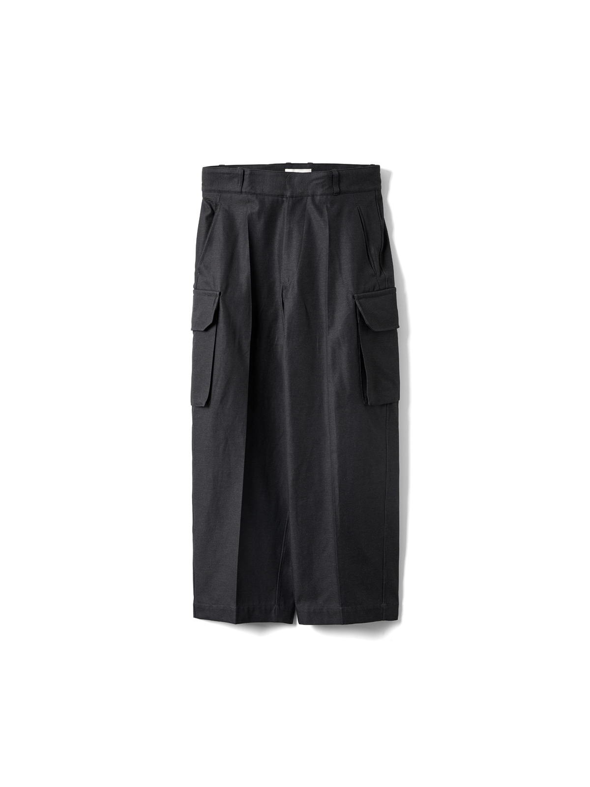 DRILL CHAMBRAY FRENCH COMBAT TROUSERS (HEATHERCHARCOAL)
