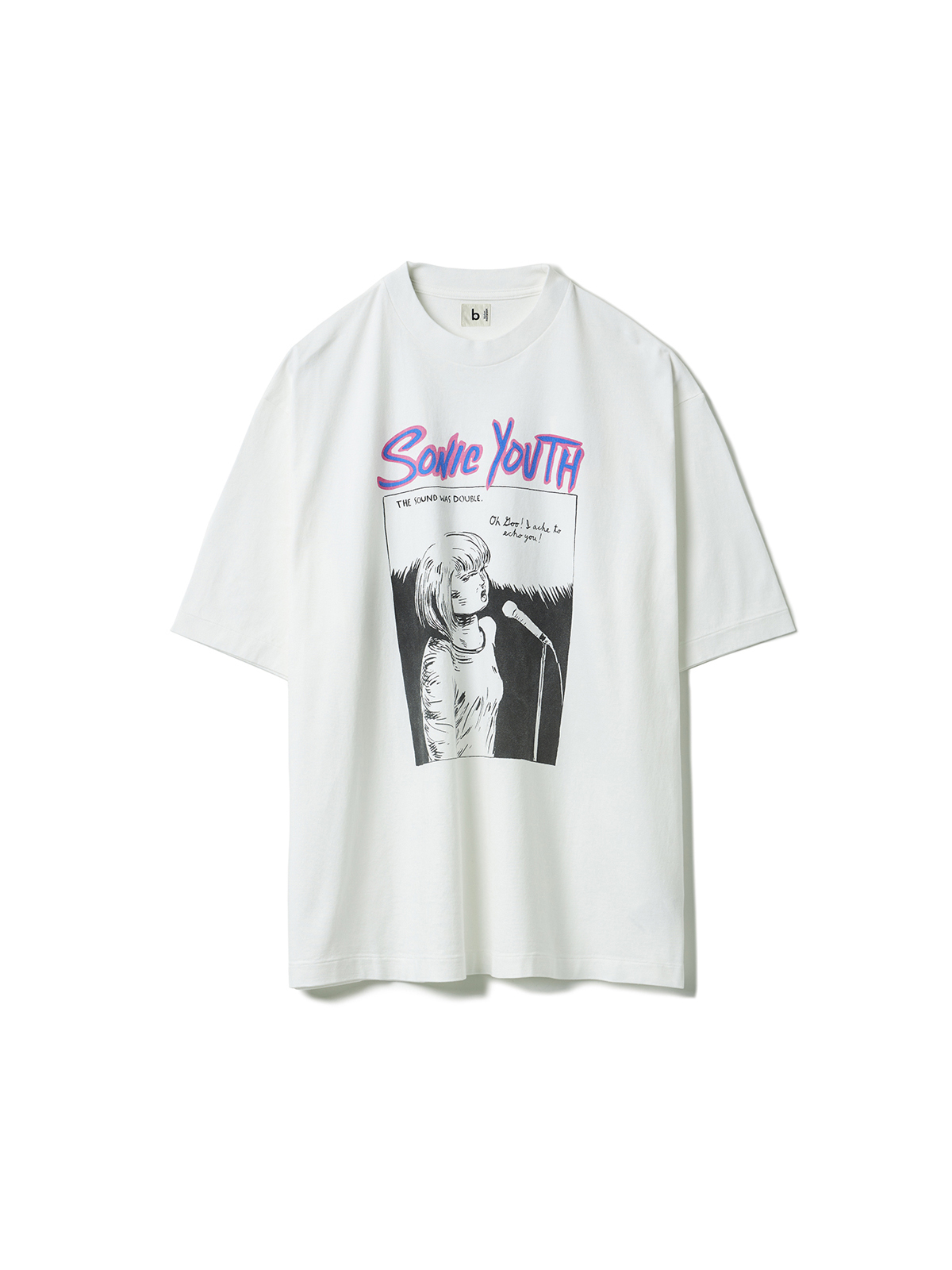 [WED TALKS EVENT] ECHO PRINT TEE WIDE (WHITE)