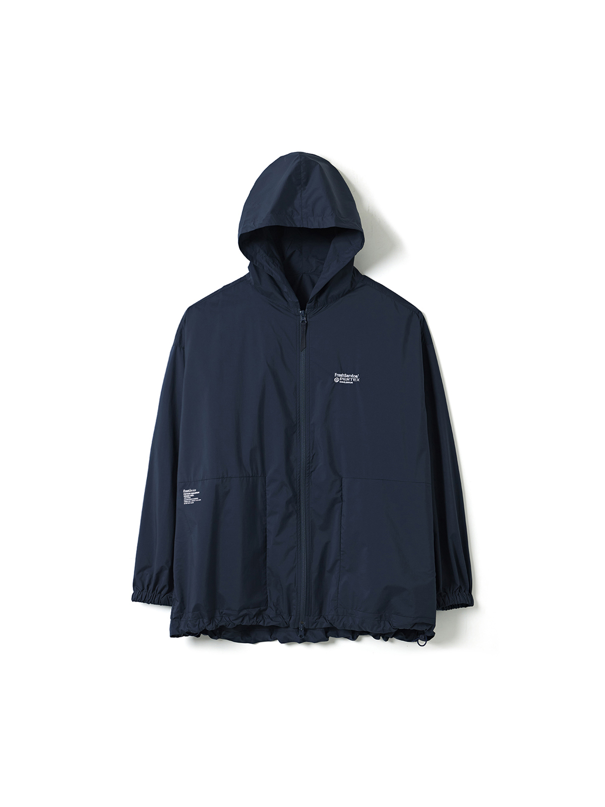 PERTEX EQUILIBRIUM HOODED SHELL (NAVY)