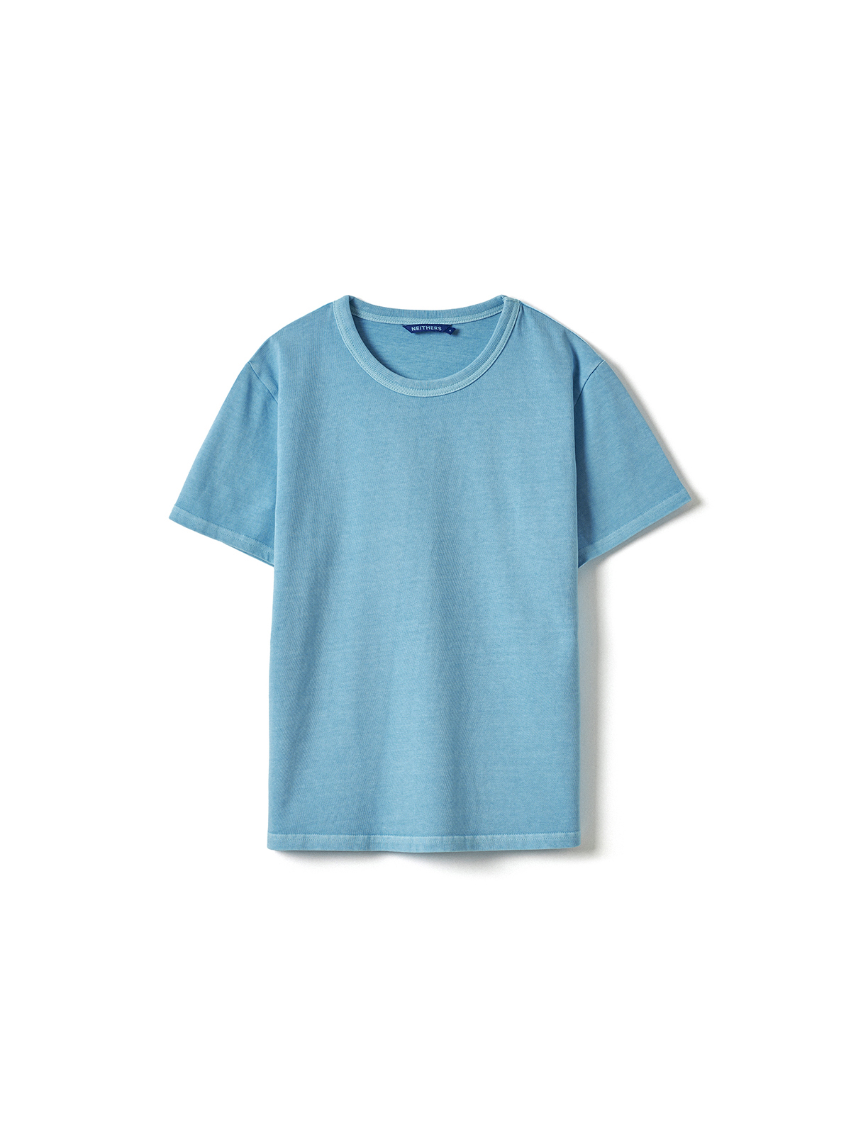 GARMENT DYED T- FOR WOMEN (ICE BLUE)